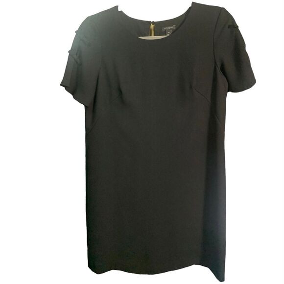 ANN TAYLOR Shift Straight Dress with bow tie on sleeves - Picture 1 of 7